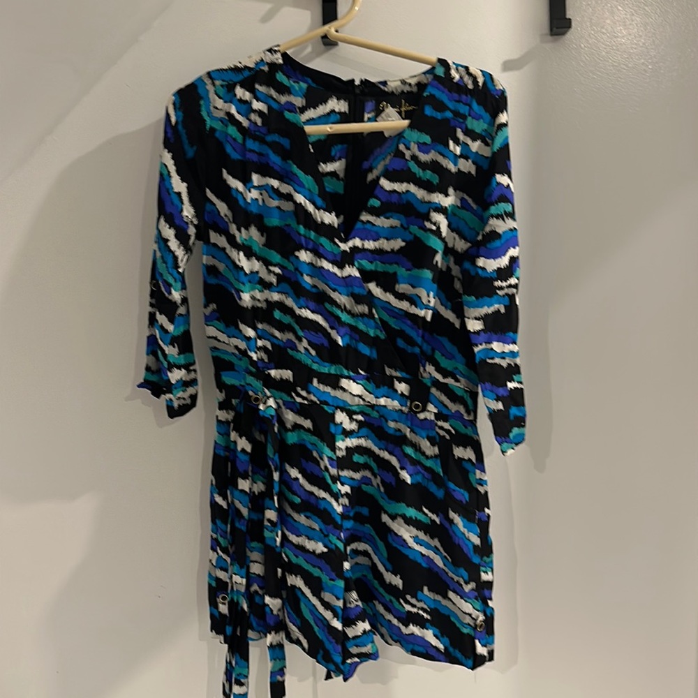 XS Yumi Kim belted silk romper